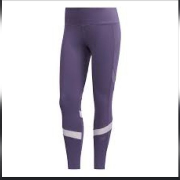 New Adidas 4x plus size leggings in purple - Picture 8 of 8